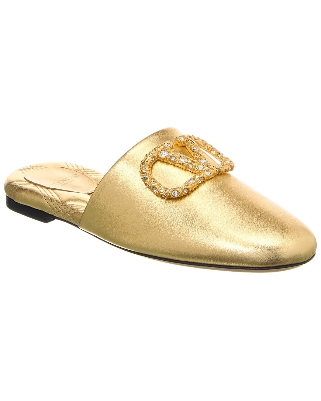 Valentino Vlogo Signature Leather Mule - 1