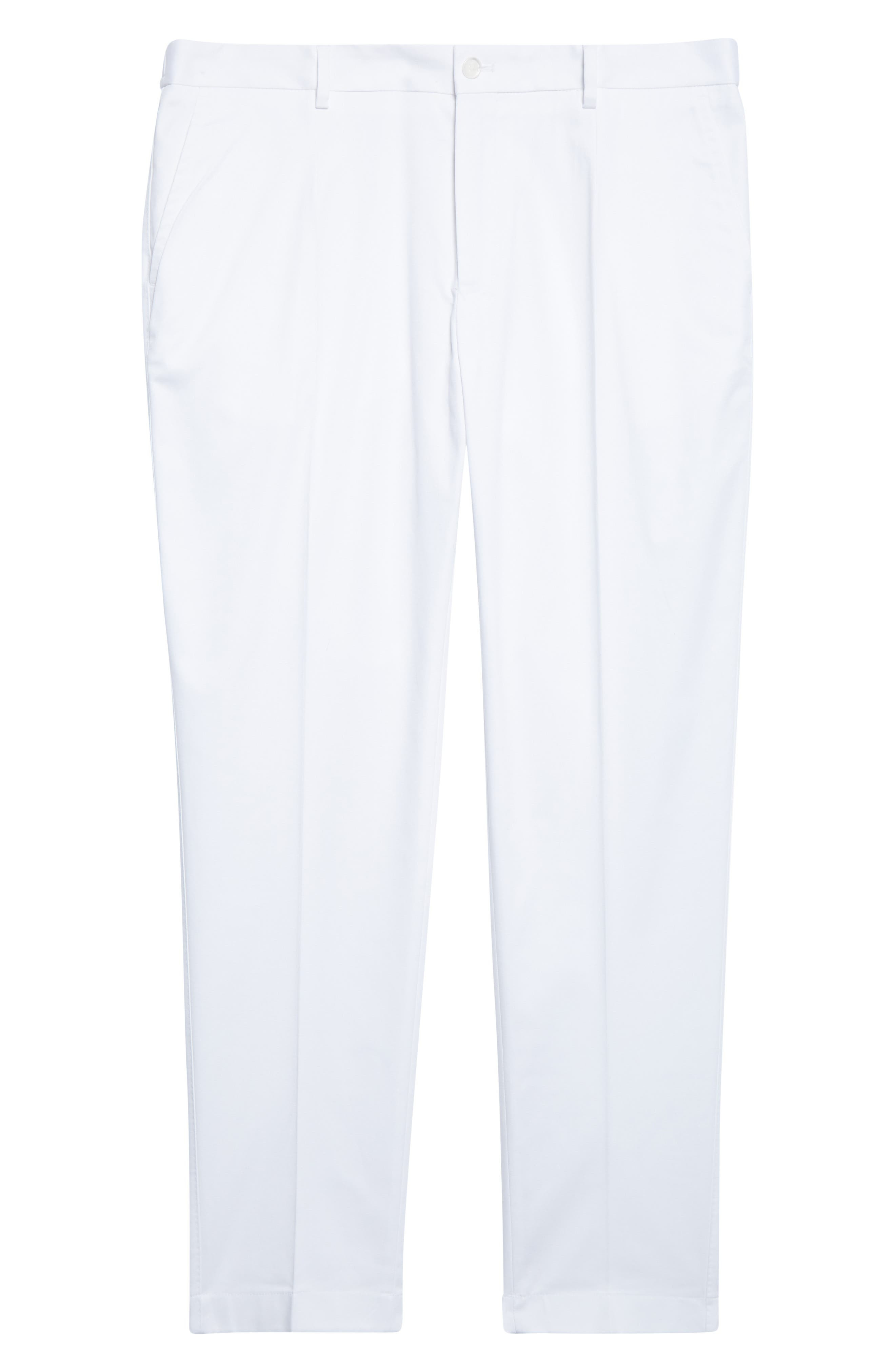 Dolce&Gabbana Cotton Stretch Gabardine Trousers in W0111 Bianco at Nordstrom - 6