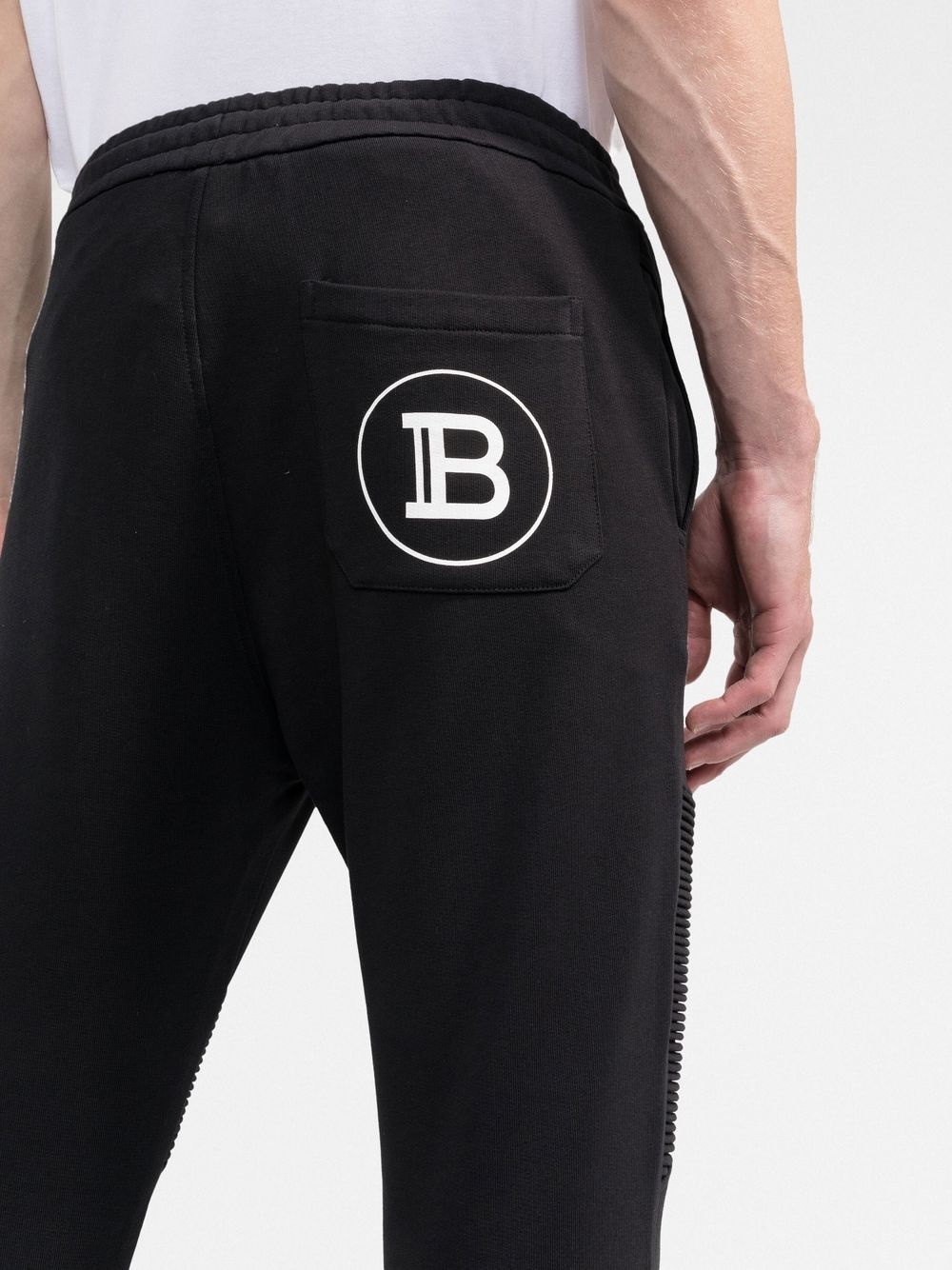 logo-print ribbed track pants - 5