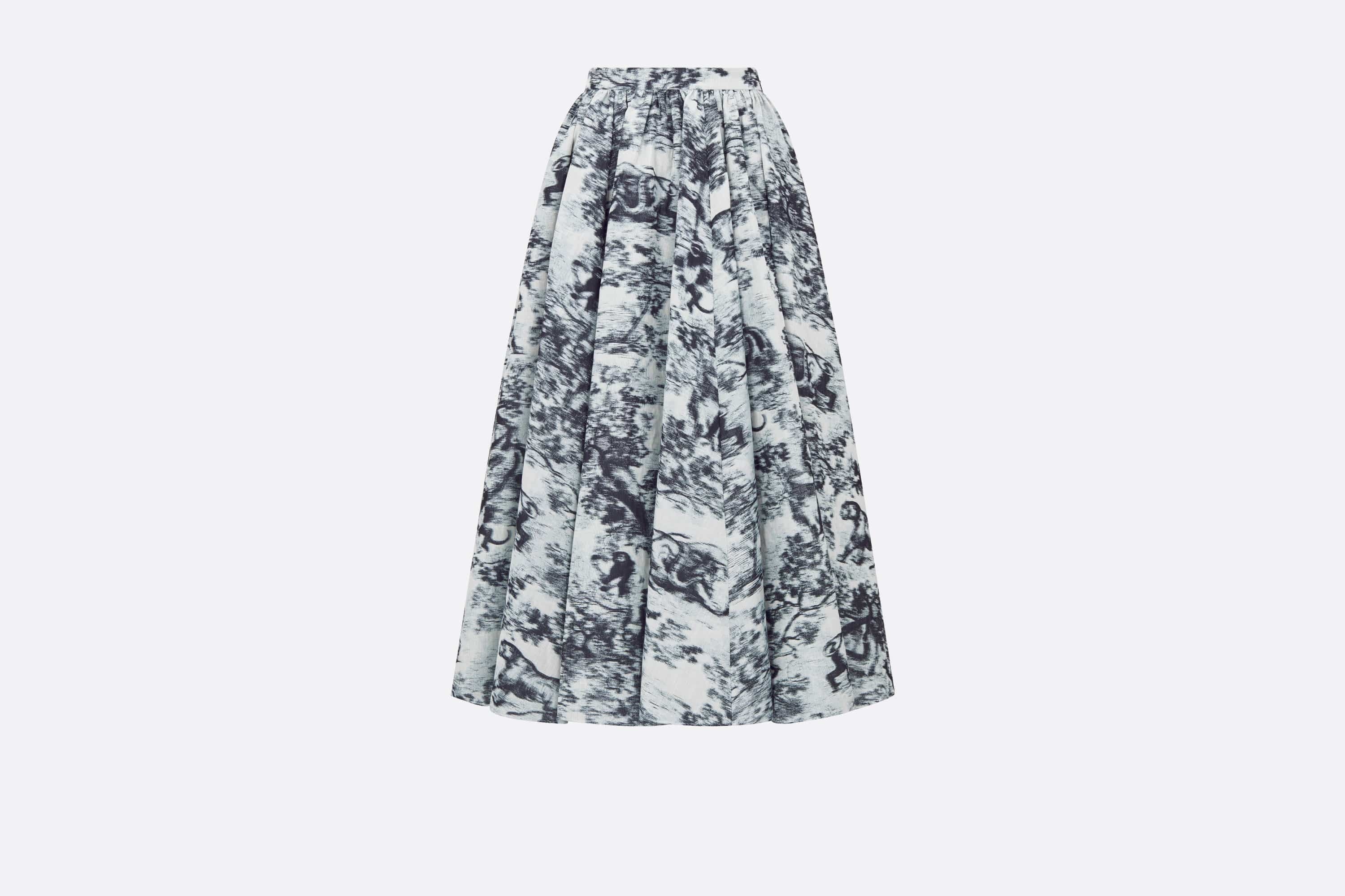 Flared Mid-Length Skirt - 1