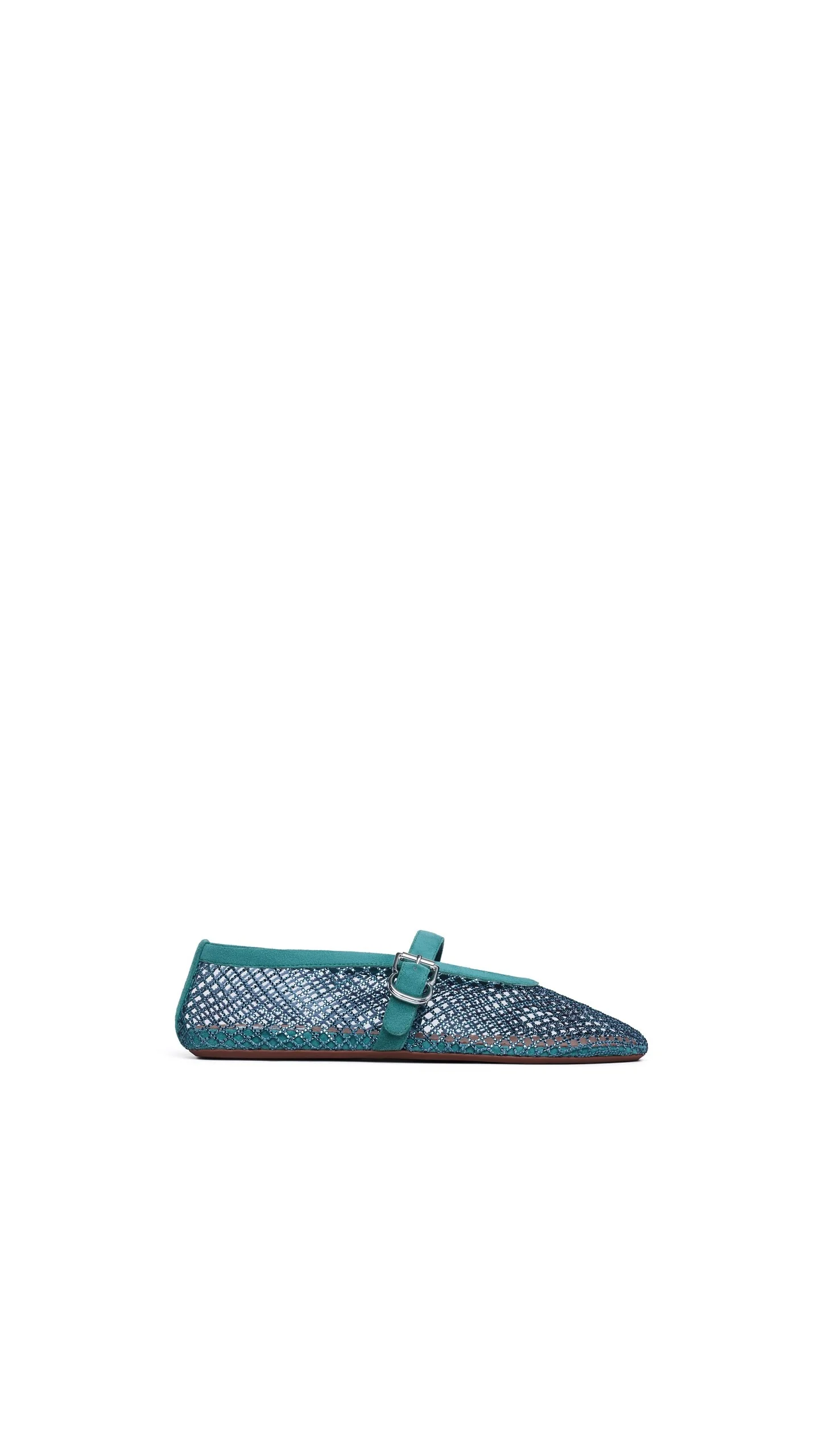 BALLET FLATS IN STRASS FISHNET - 1