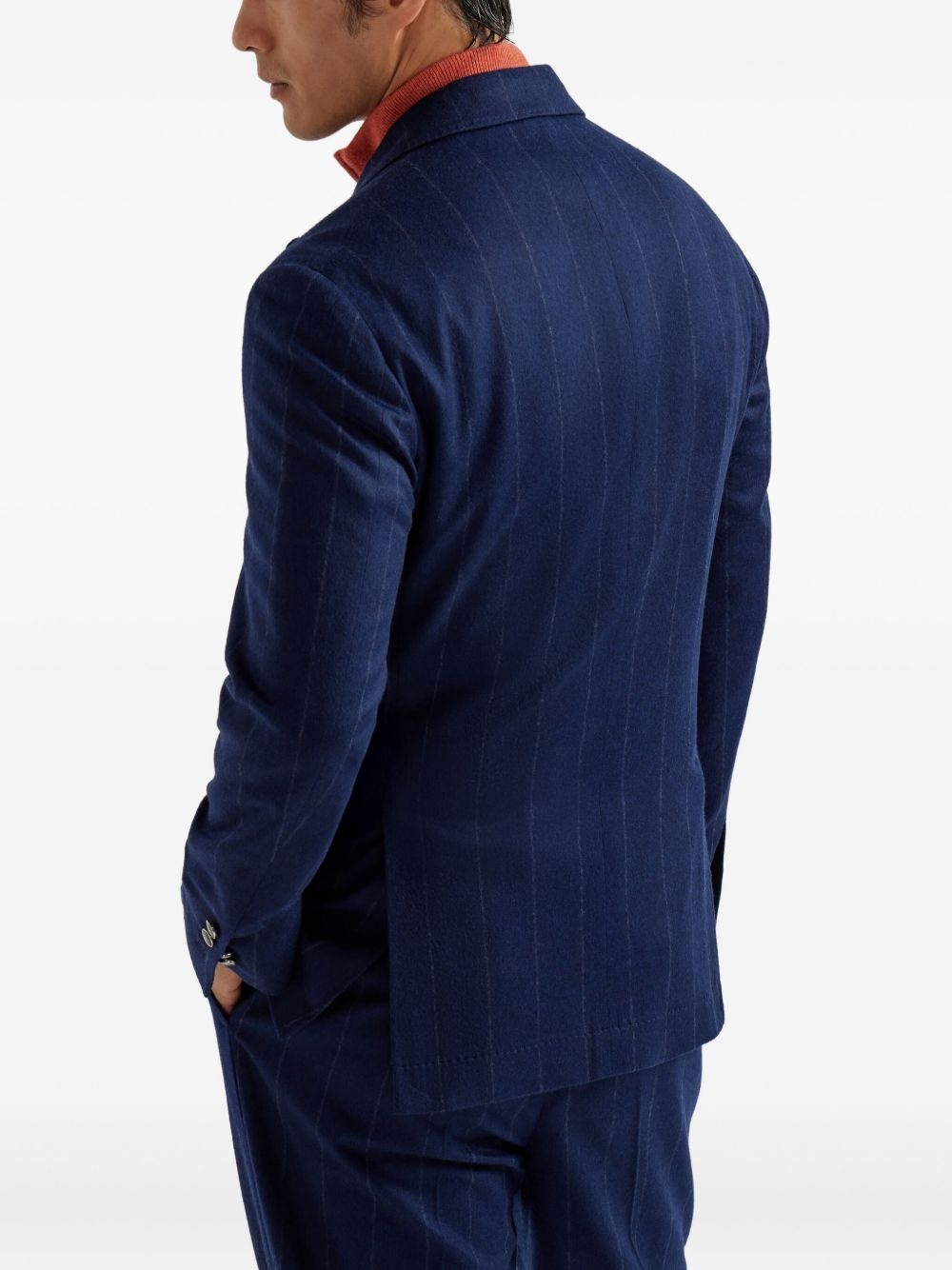 chalk stripe blazer - 5