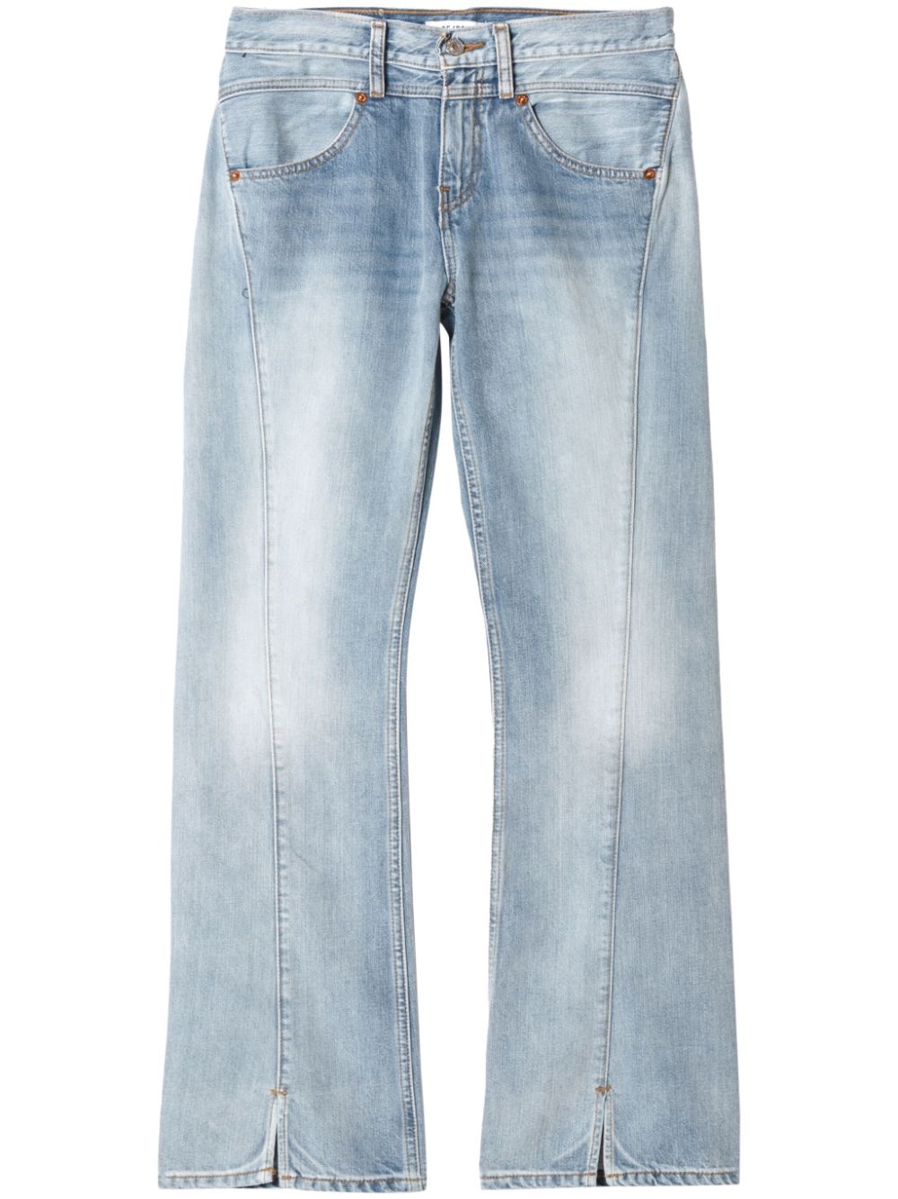 mid-rise flared jeans - 1