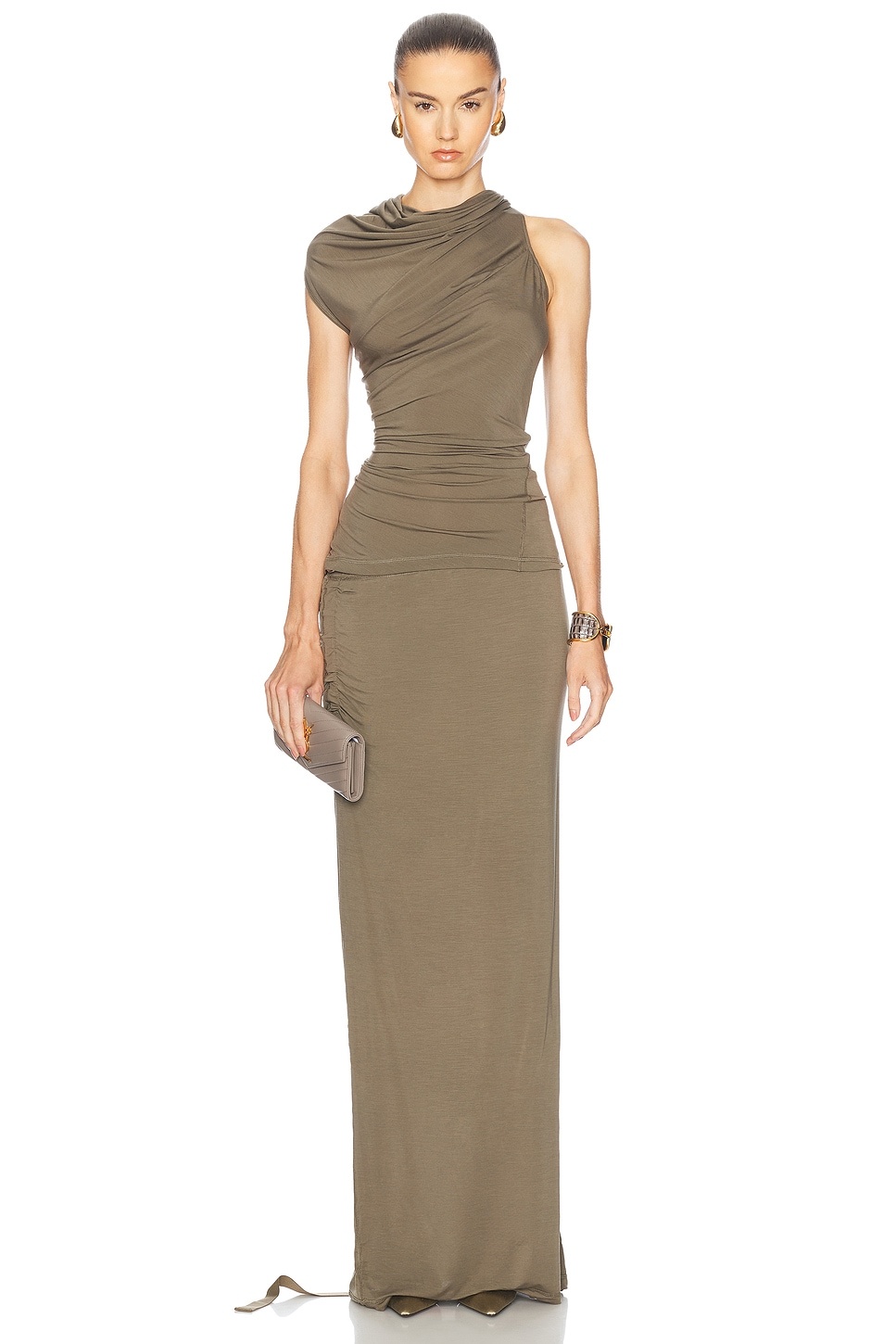 High Waisted Long Skirt - 6