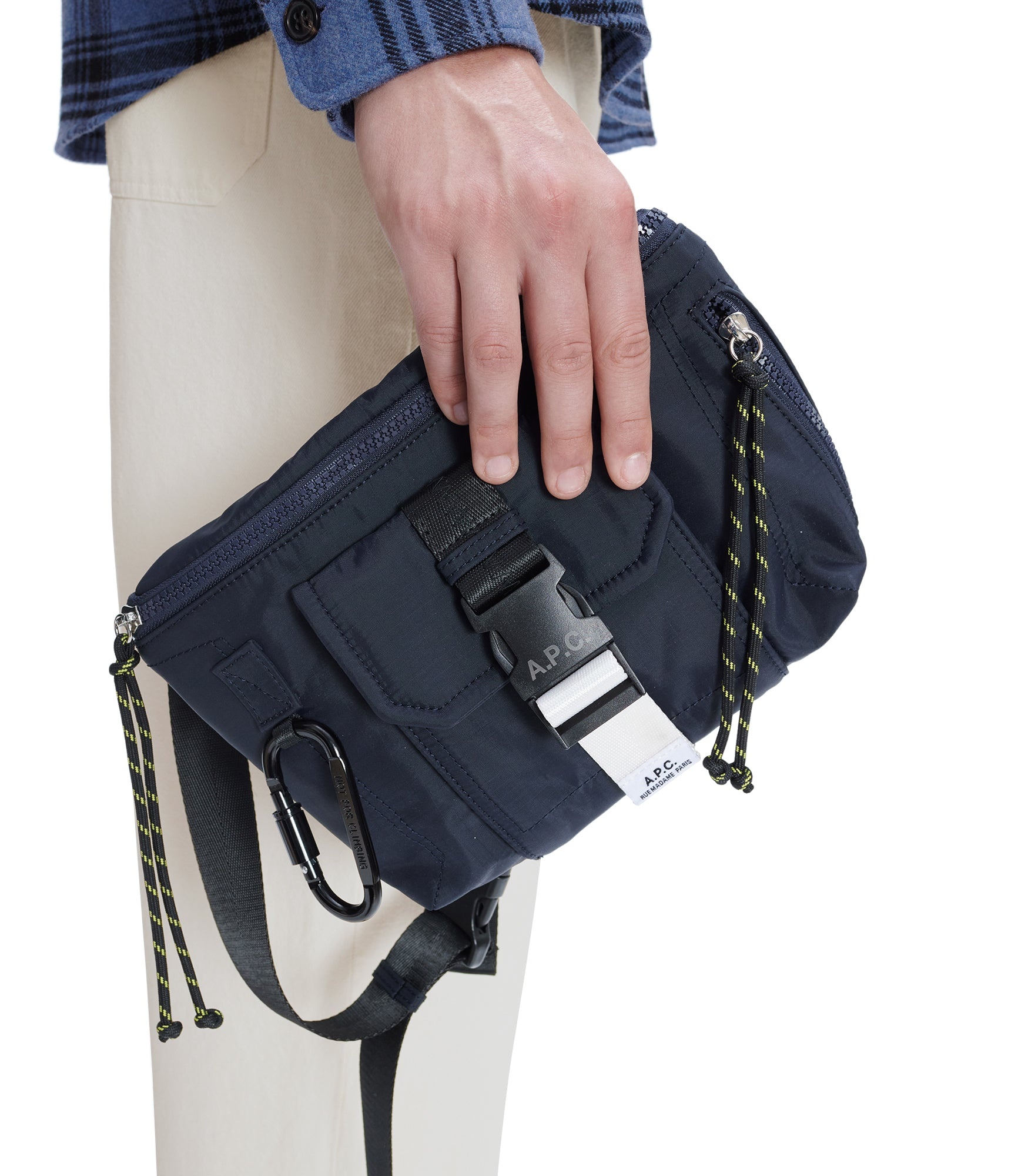 A.P.C. TRECK BELT BAG | REVERSIBLE