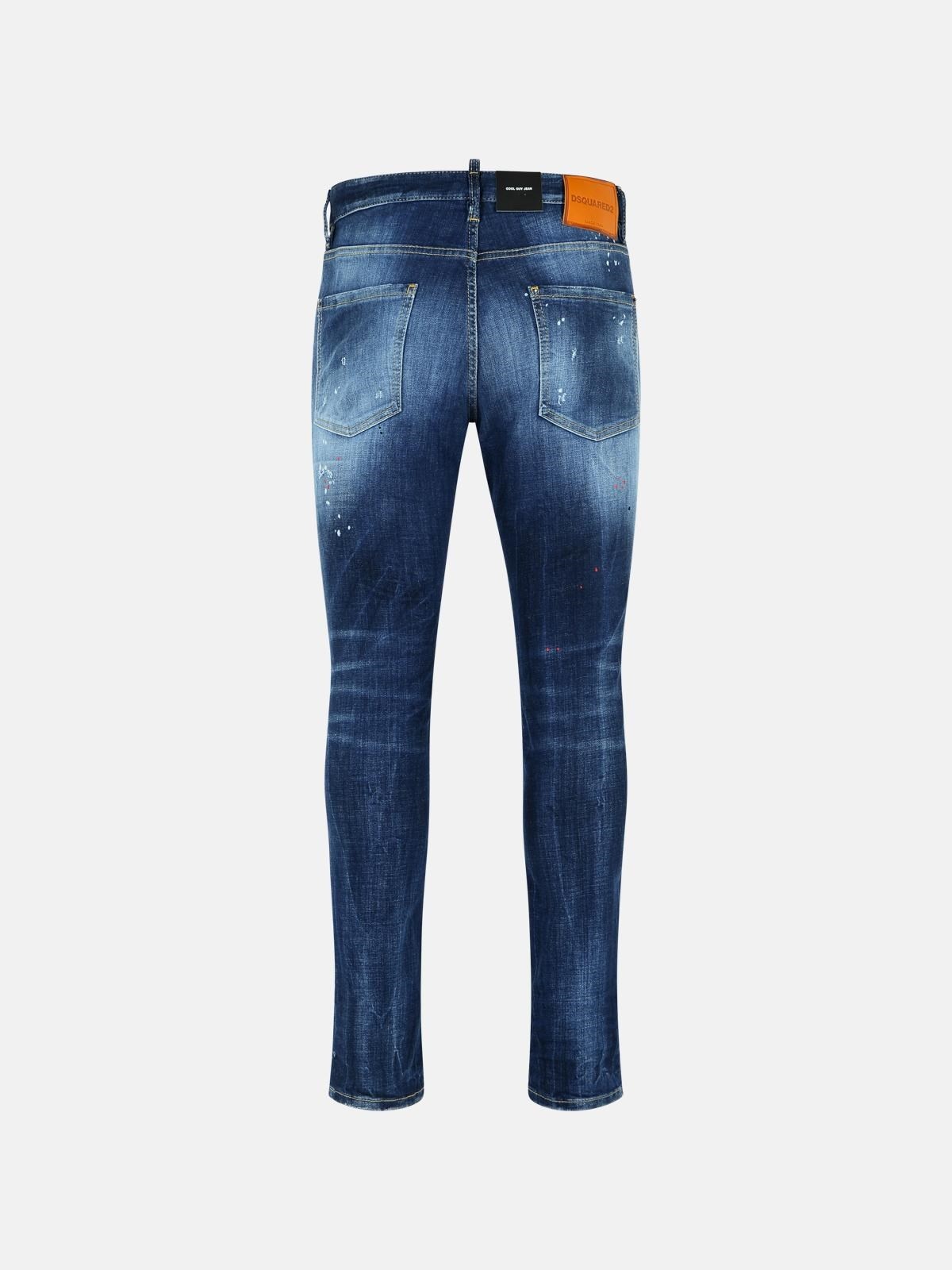 'COOL GUY' MEDIUM BLUE WASH COTTON DENIM JEANS - 3