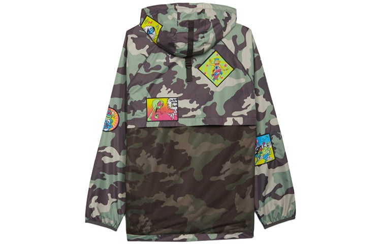 adidas originals x JEREMY SCOTT Crossover Casual hooded Camouflage Jacket Green H53375 - 2