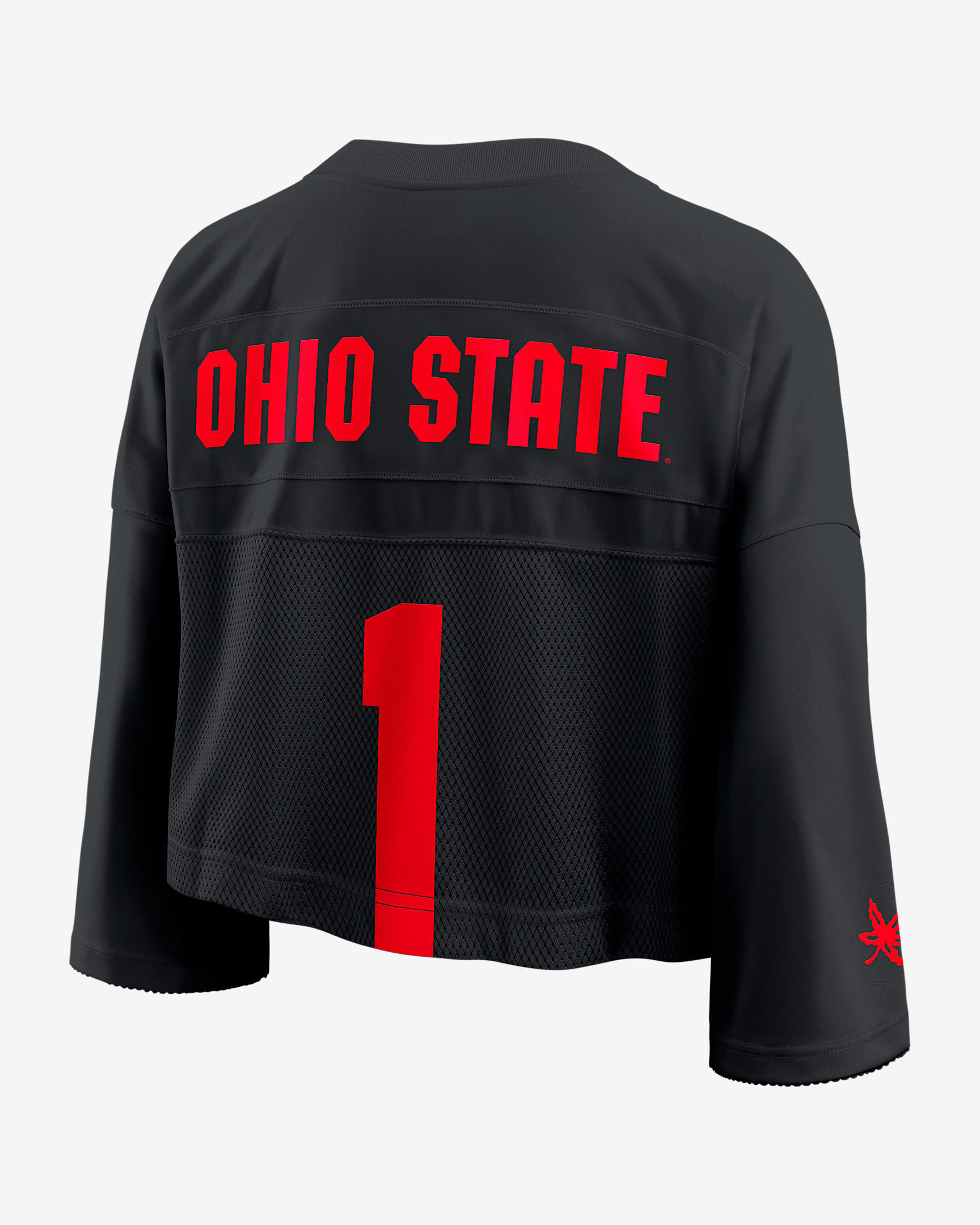 Ohio State Jersey Women's Nike Dri-FIT College Cropped Top - 2