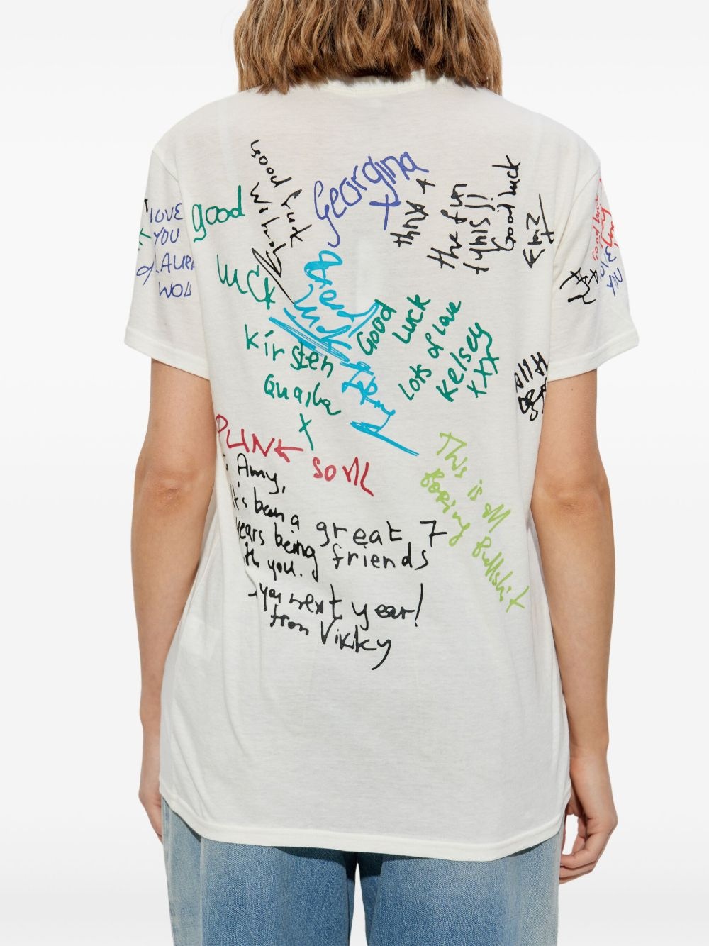 text-print T-shirt - 4
