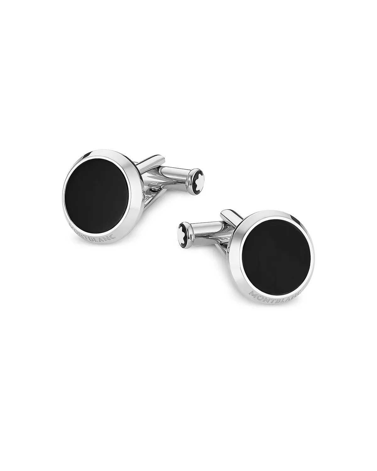 Meisterstück Onyx Inlay Round Cufflinks - 2