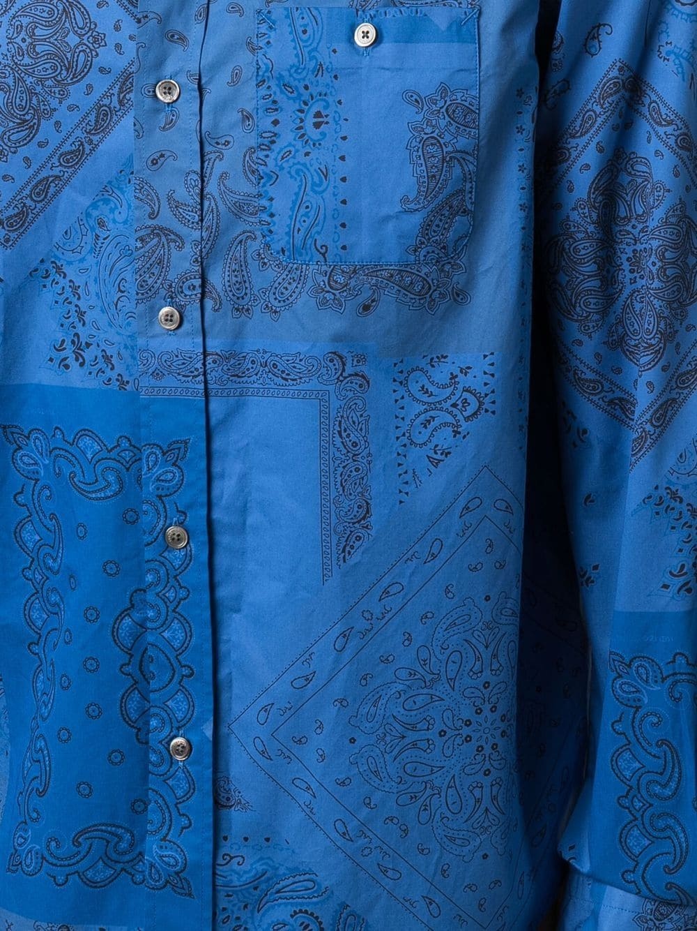bandana-print cotton shirt - 5
