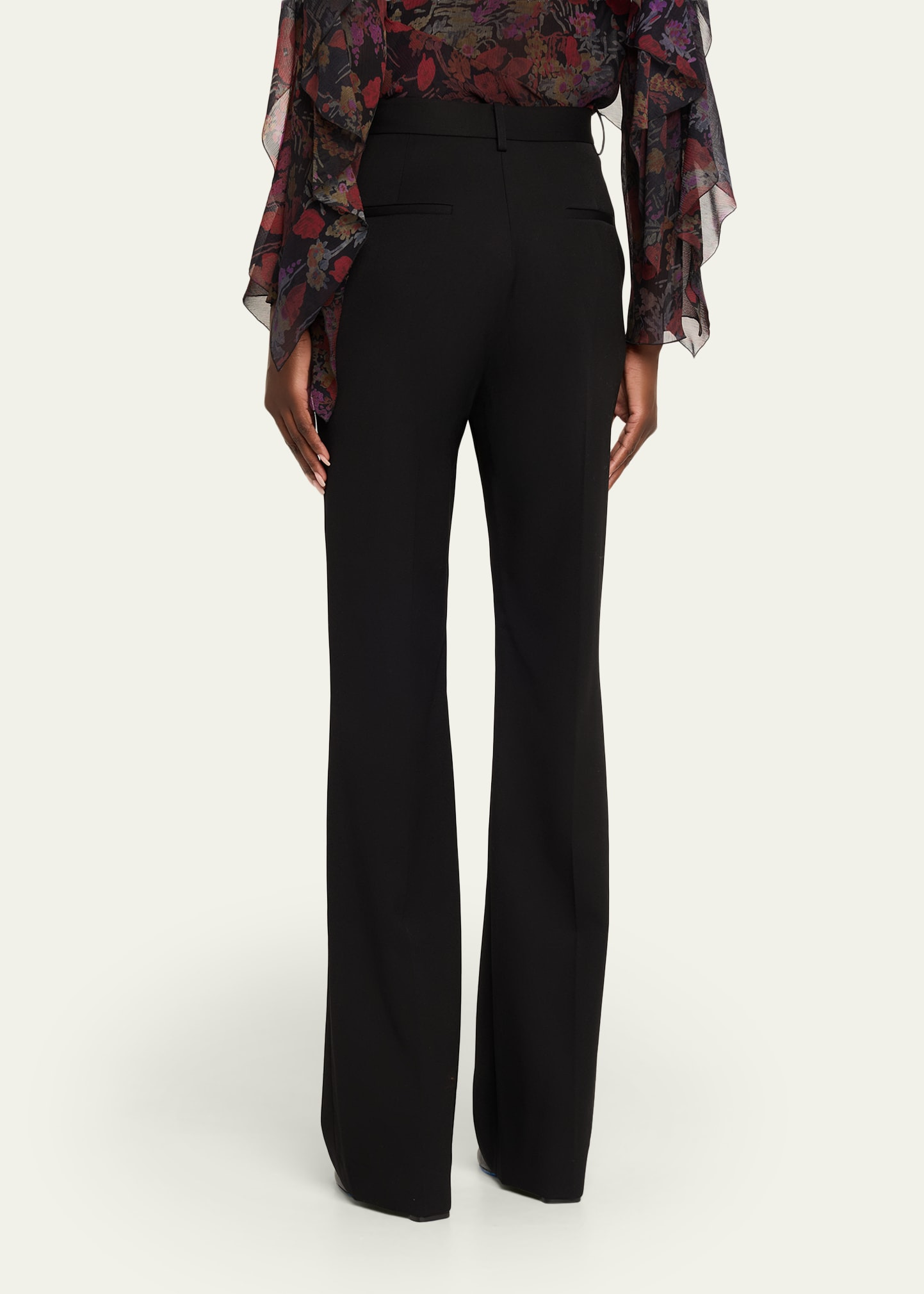 Wrigley Grain De Poudre Bootcut Pants - 3