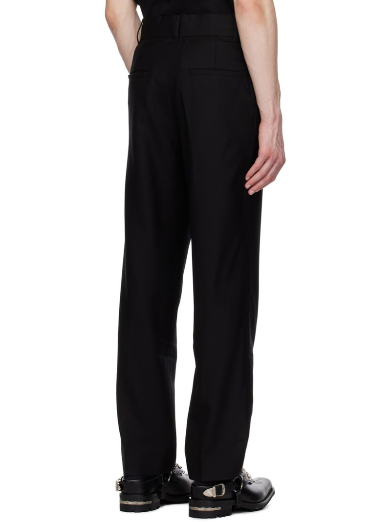 Black Paneled Trousers 3
