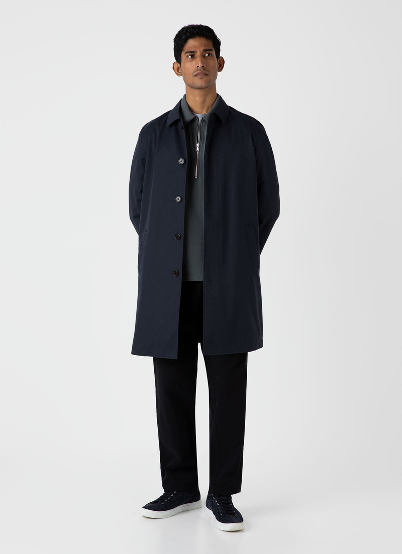 Sunspel Zip Polo Loopback Sweatshirt outlook