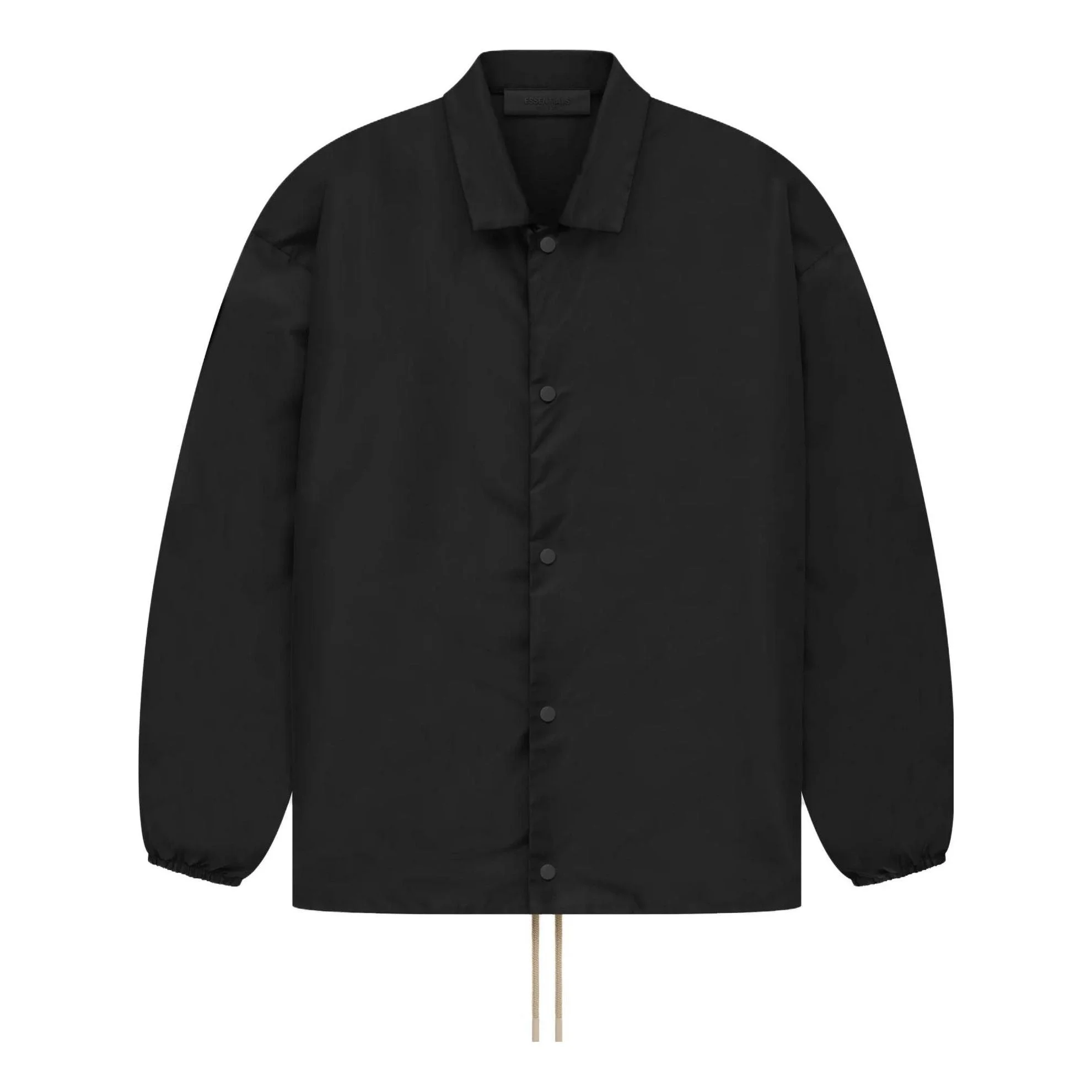 Fear of God Essentials The Black Collection Coaches Jacket 'Jet Black' 202SP232010F - 1