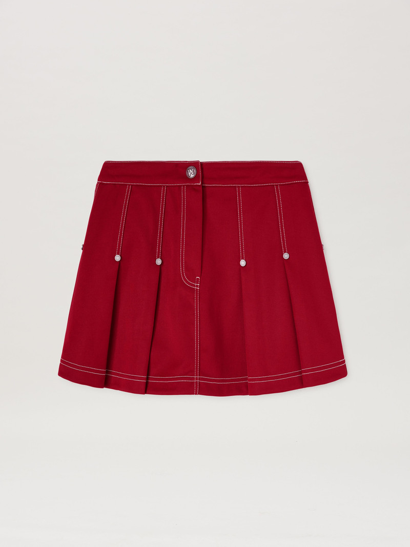 Pleated Mini Skirt 1