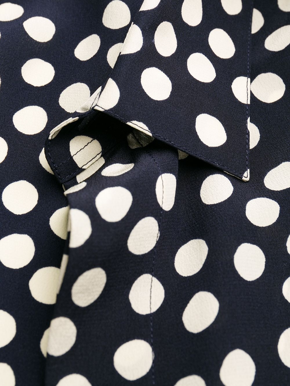 polka dot print shirt - 6