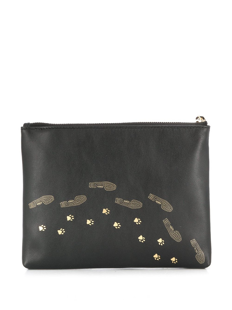 Tod's letter printed pouch outlook