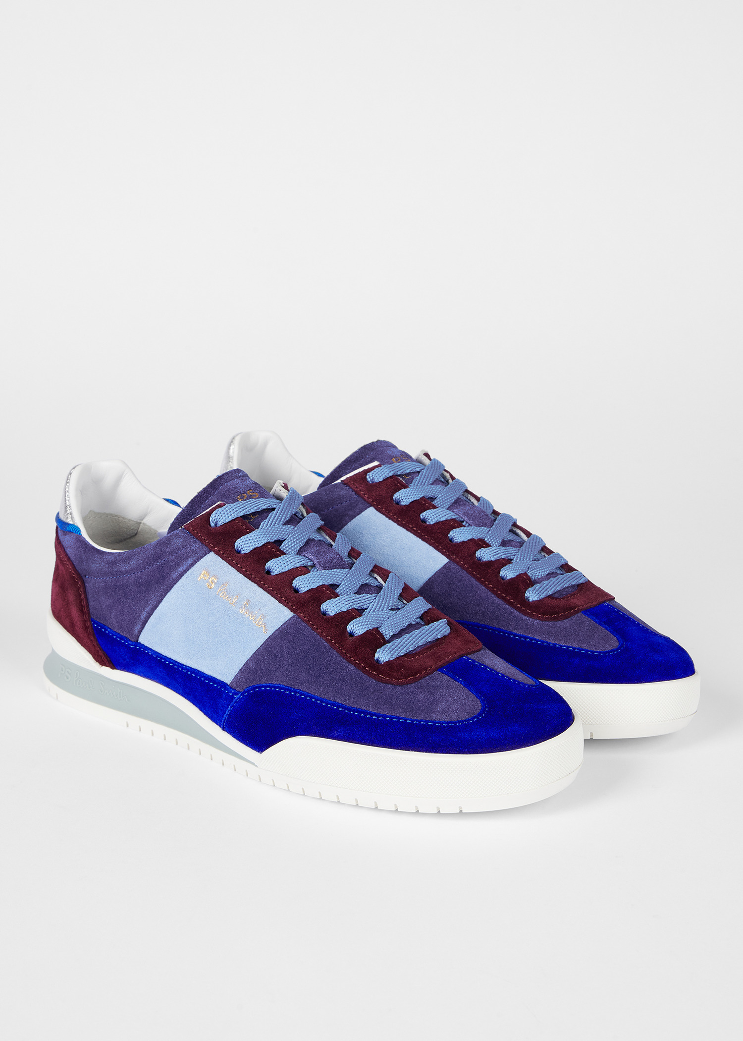 Women's Blue Suede 'Dover' Trainers - 4