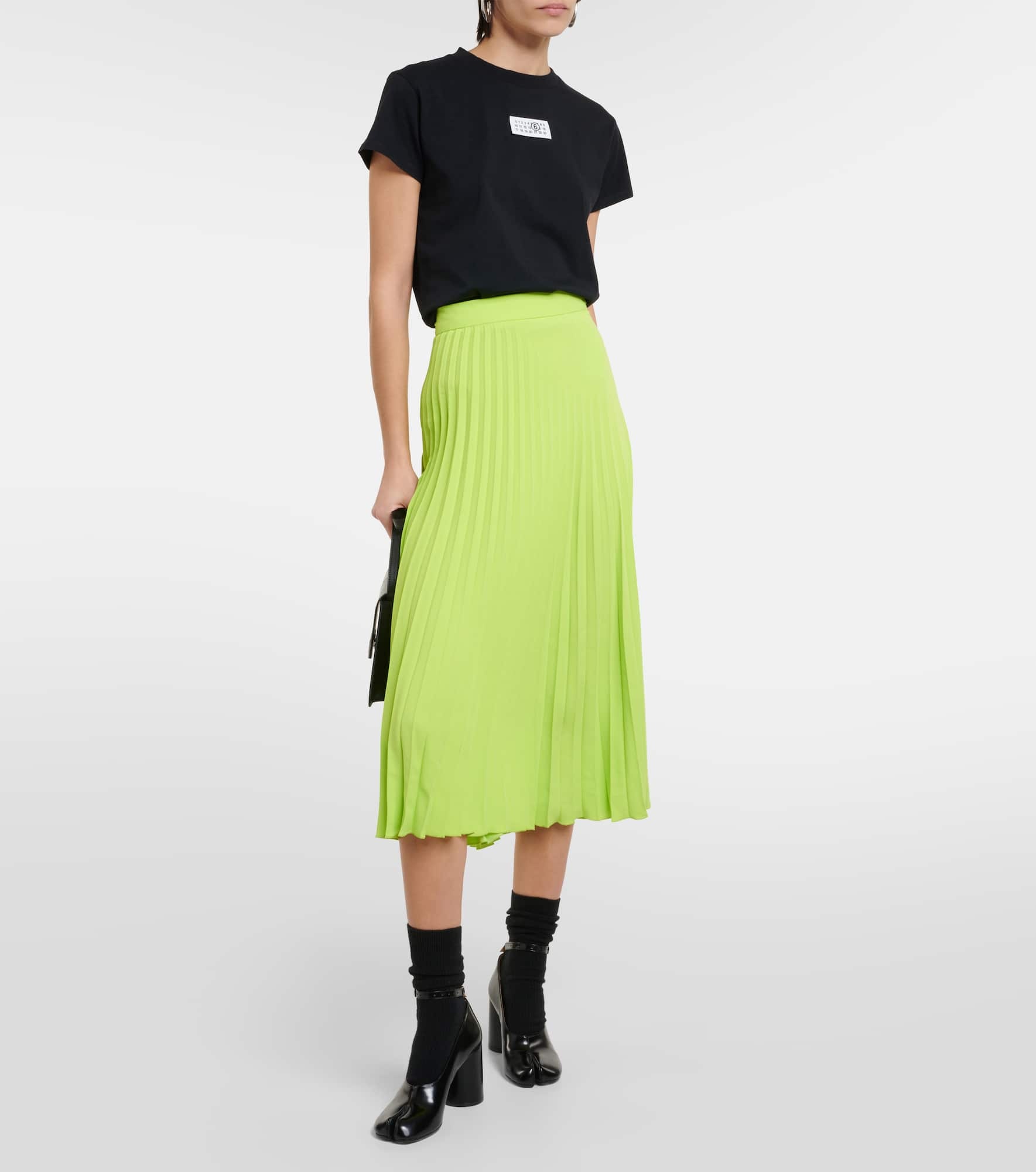 Pleated midi skirt - 2