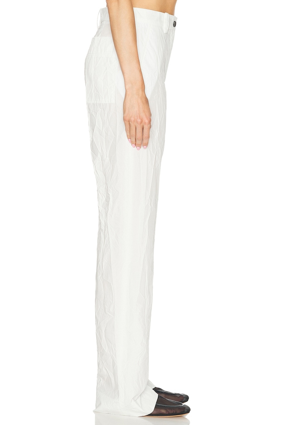 Crinkle Poplin Pant - 3