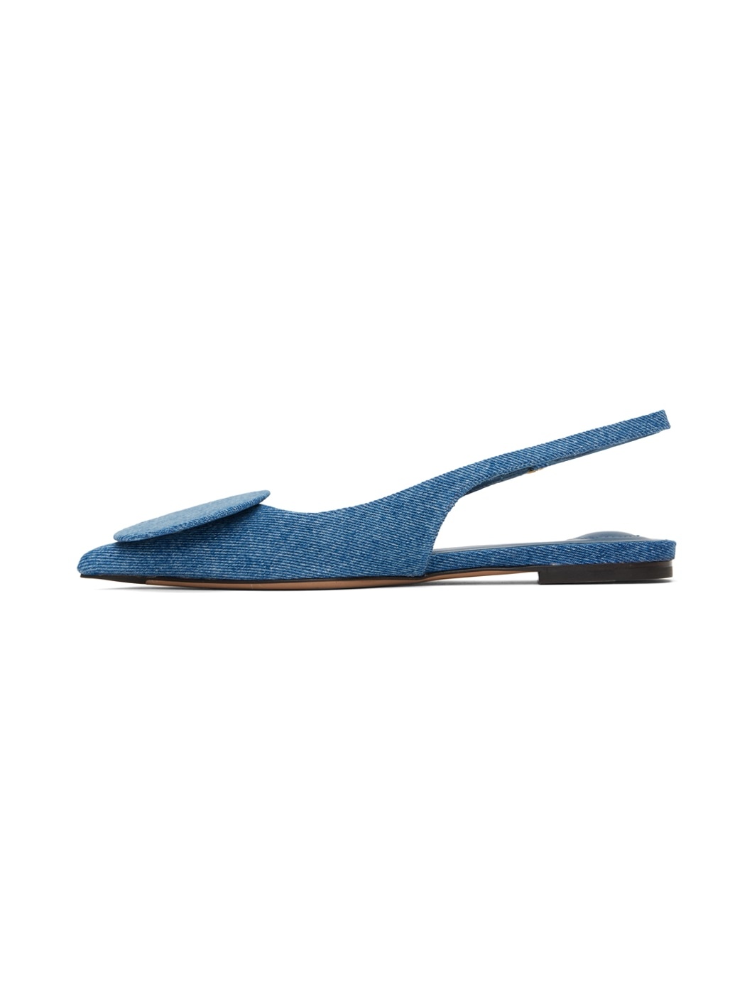 Blue 'Les slingbacks Duelo plates' Ballerina Flats - 3