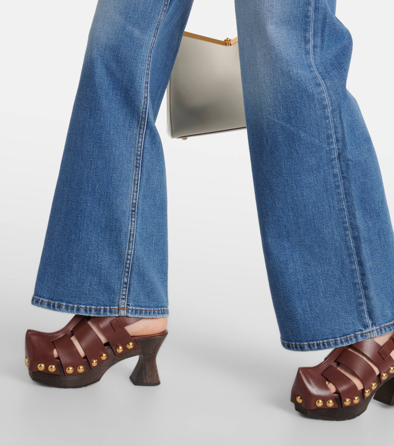 Mid-rise wide-leg jeans 5