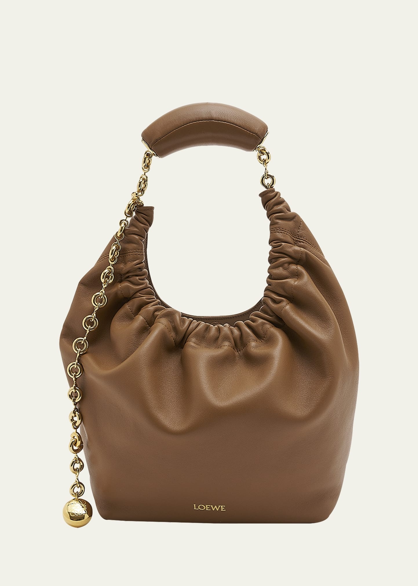 Squeeze Small Shoulder Bag in Napa Leather - 1