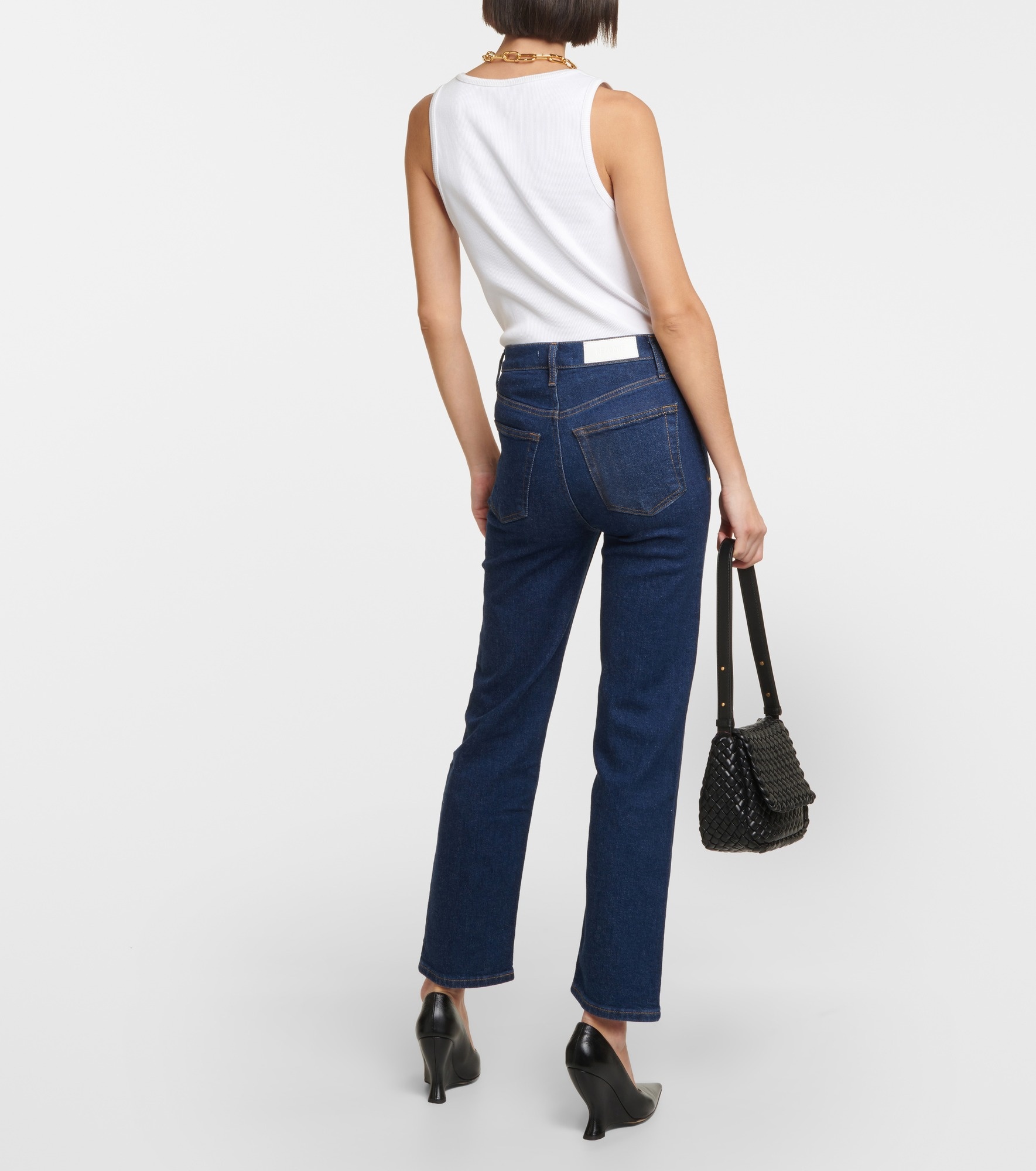 70s Stove Pipe high-rise straight jeans - 3