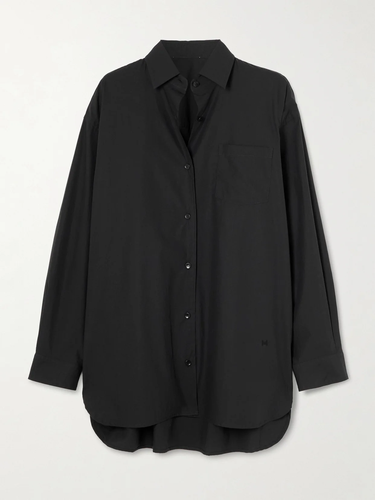 + Maria Mcmanus Oversized Organic Cotton-poplin Shirt - 1