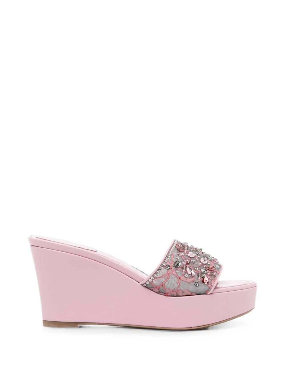 100mm Christy crystal-embellished sandals - 1