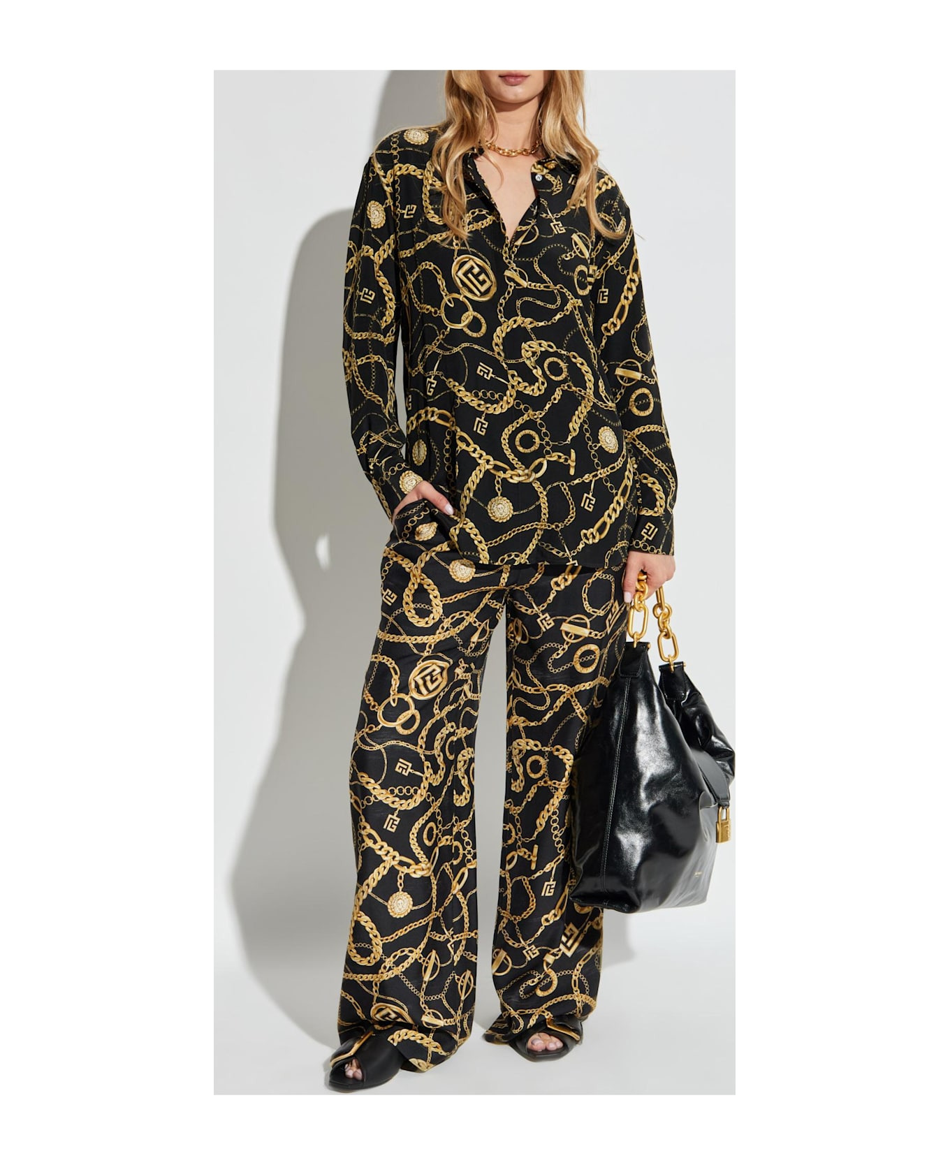 Balmain Silk Shirt With Print - 2
