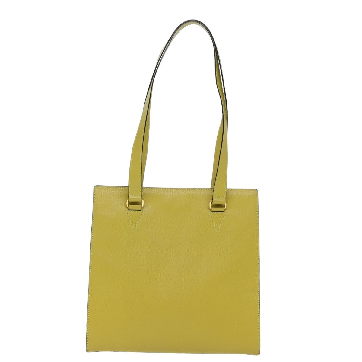 CELINE Tote Bag Leather Yellow - 2