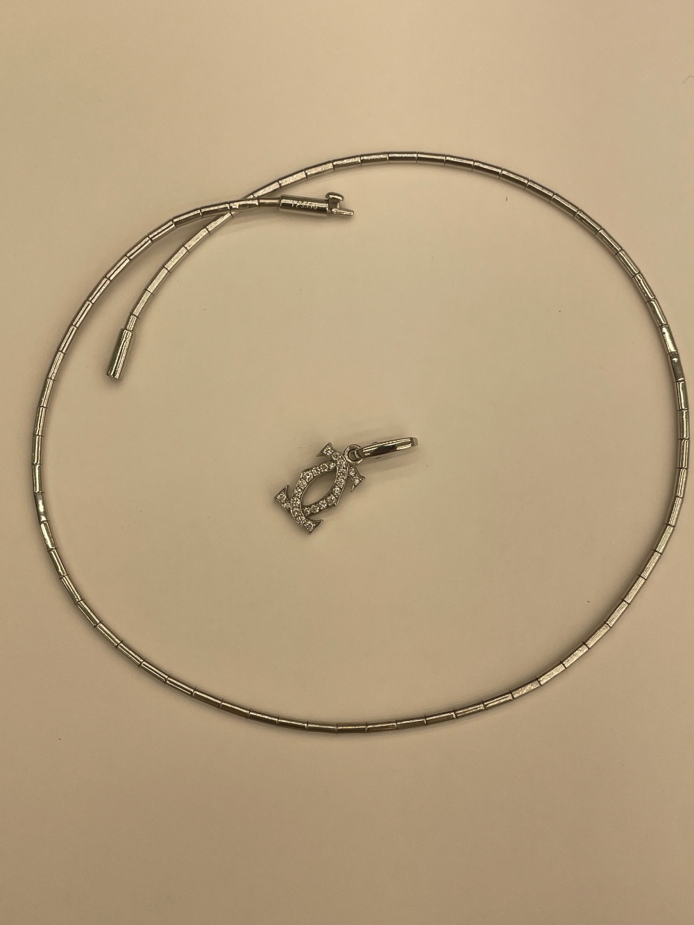 Cartier White Gold Necklace - 10