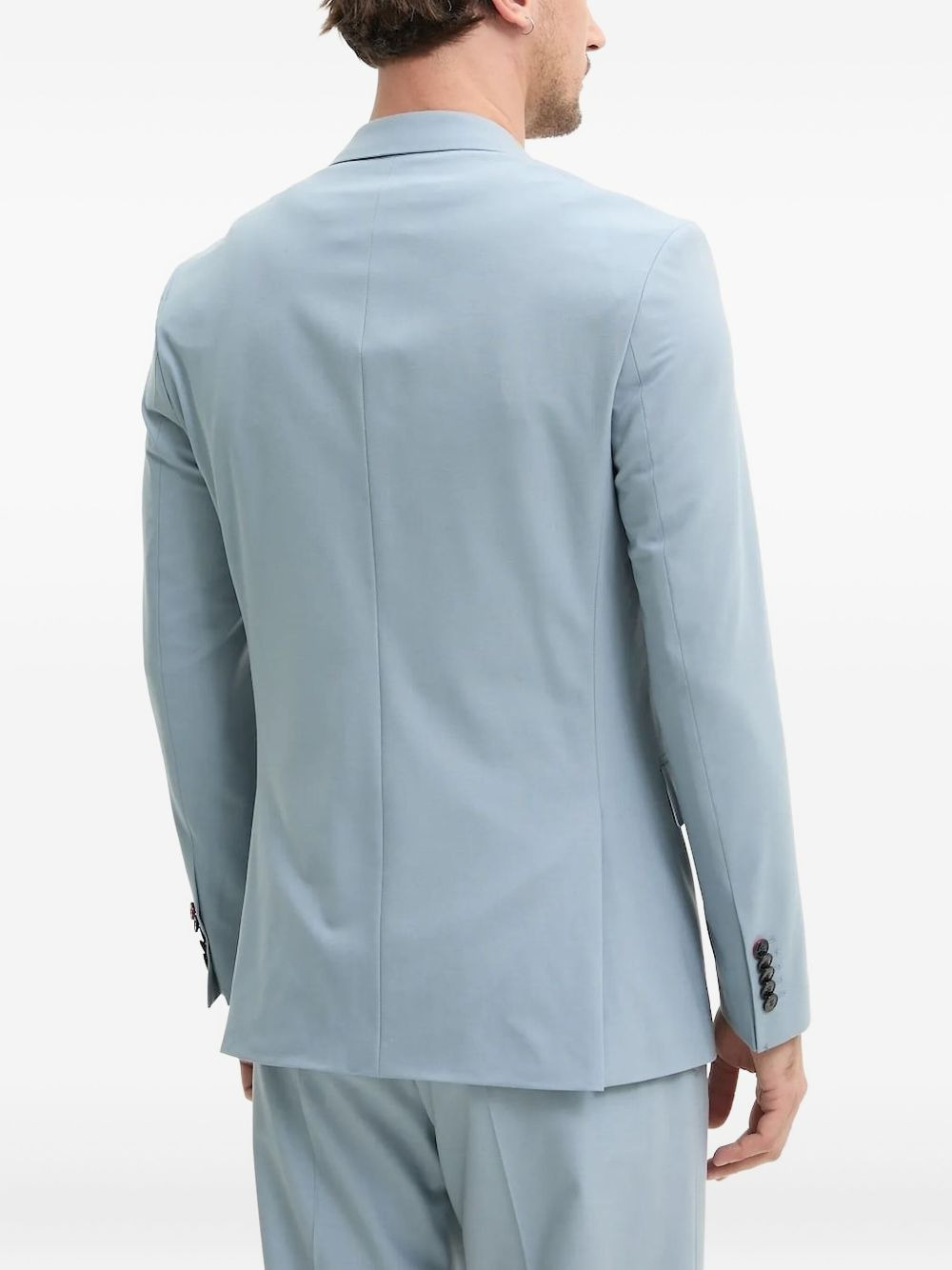 single-breasted lapel-collar suit - 2