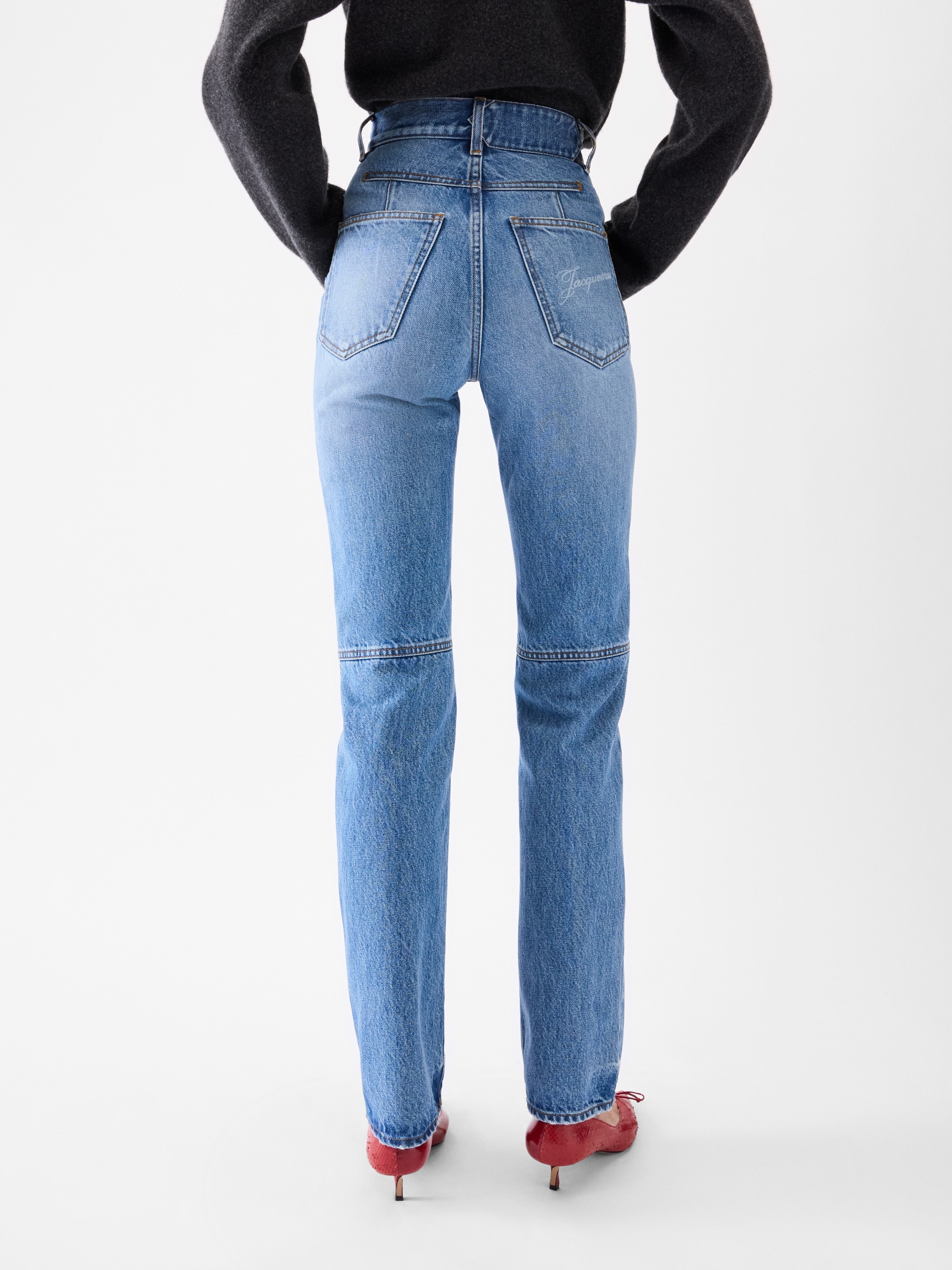 The straight de-Nîmes denim pants - 4