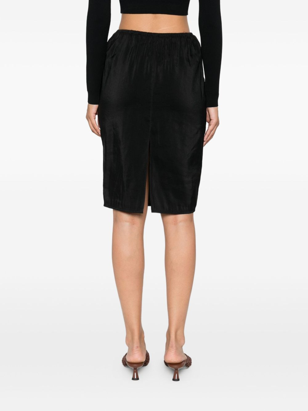elastic-waistband mini skirt - 4
