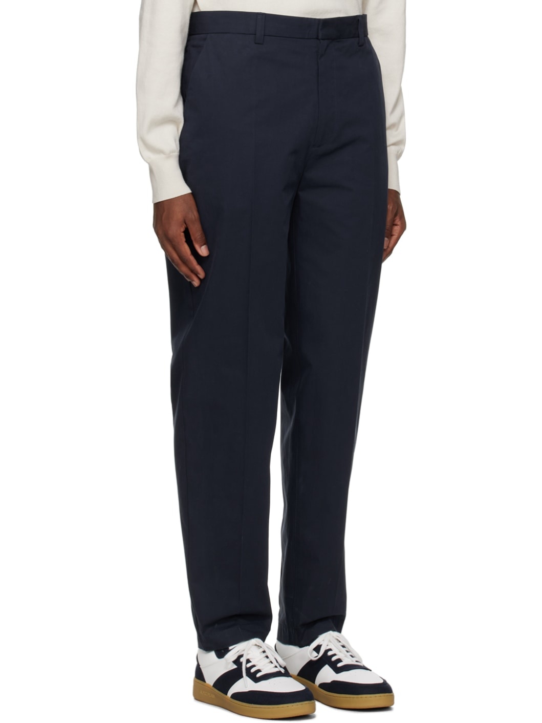 Navy Massimo Trousers - 2