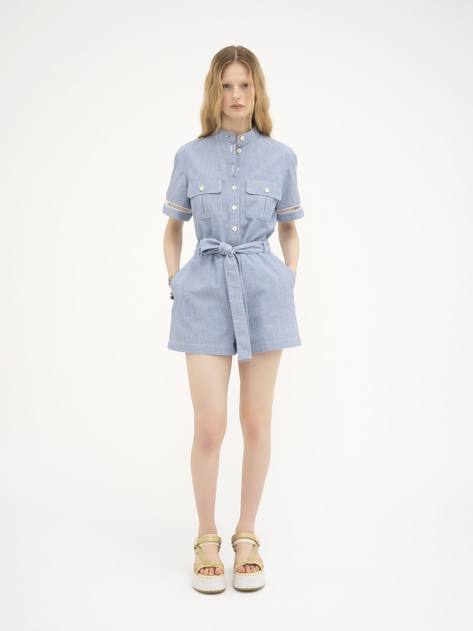 SHORT-SLEEVE JUMPSUIT - 3