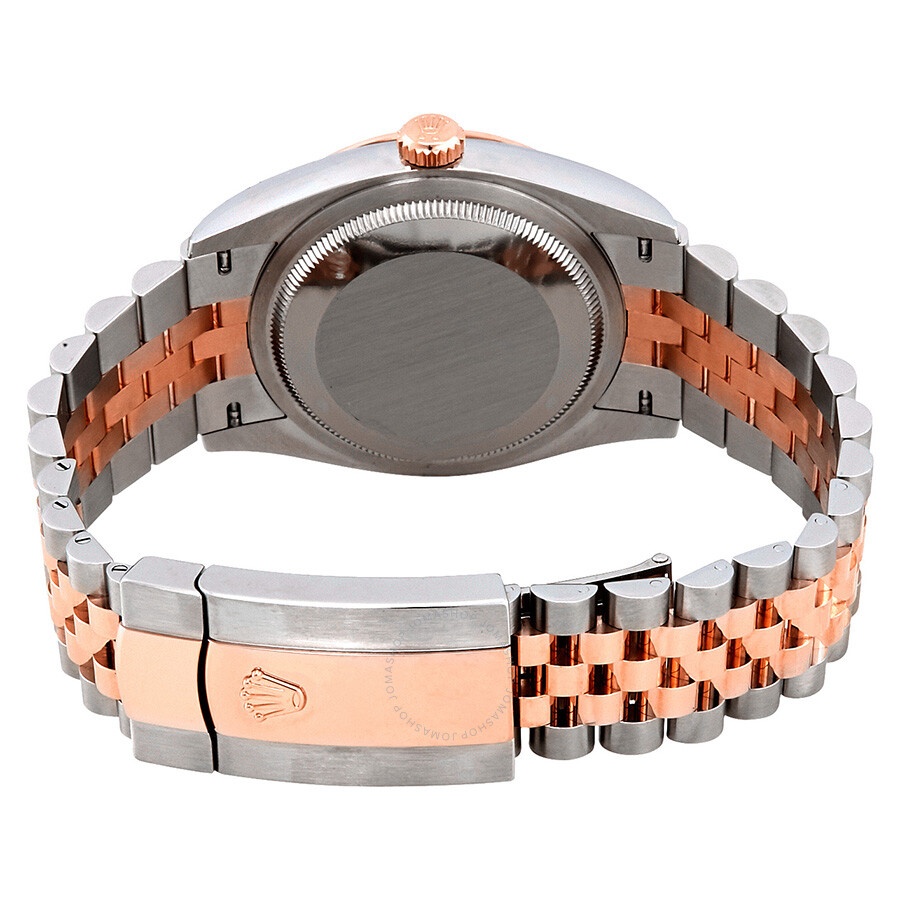 Rolex Datejust 36 Dark Rhodium Diamond Dial Steel and 18kt Everose Gold Jubilee Watch 126231DRRDJ - 3
