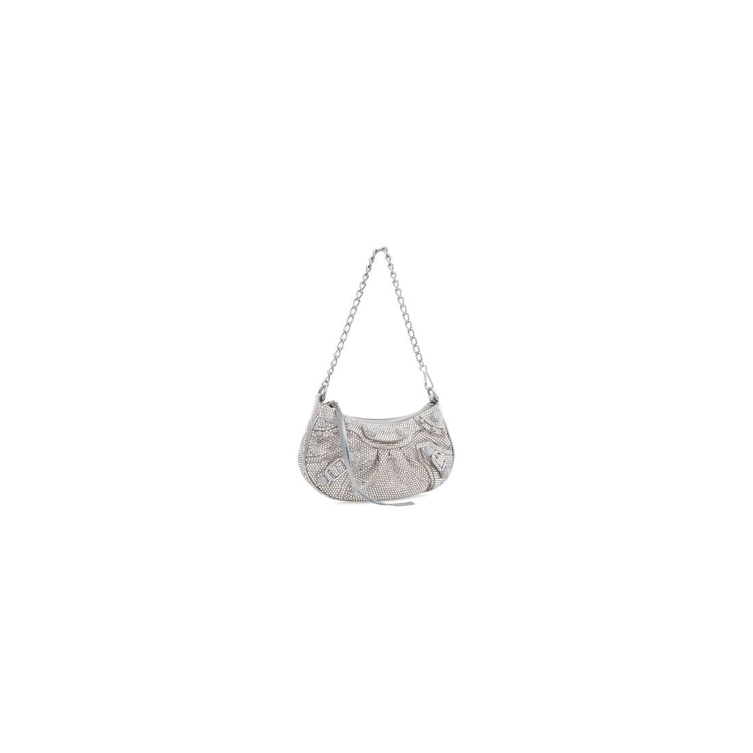 le cagole mini bag with chain and rhinestones - 4