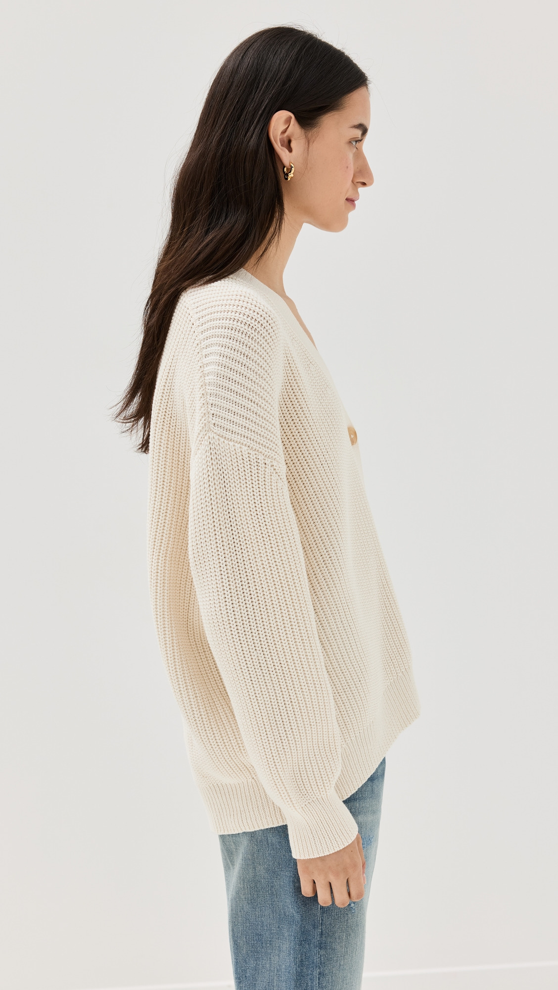 Cotton Cocoon Cardigan - 3