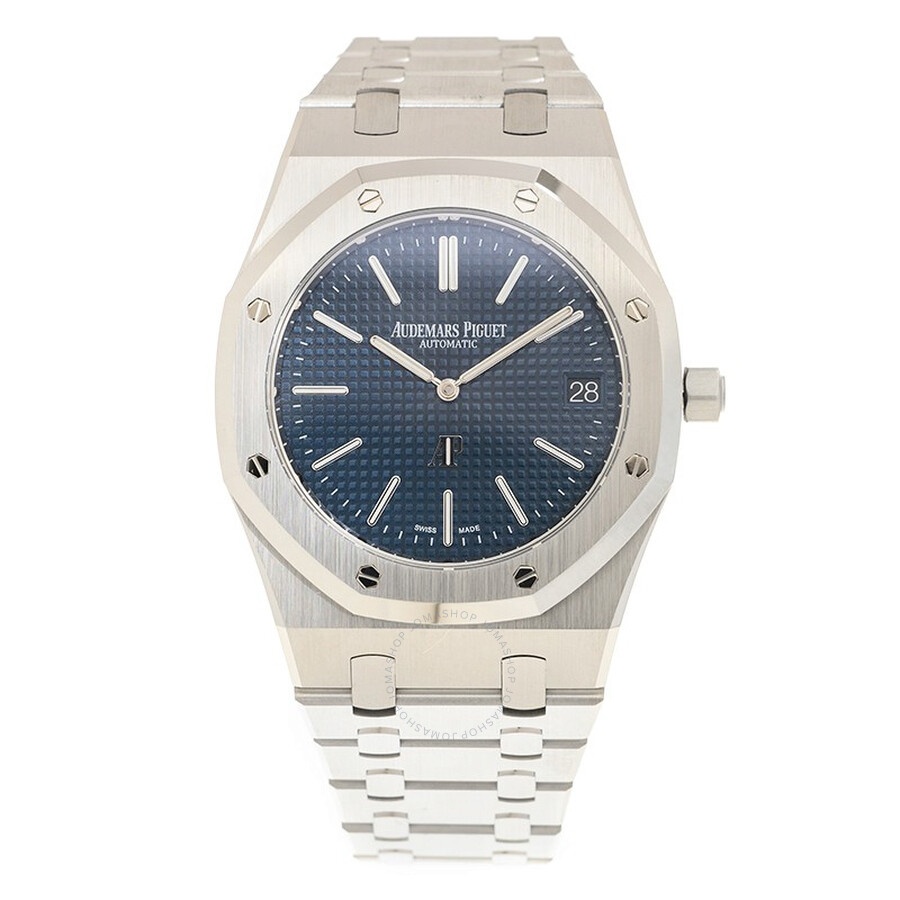 Audemars Piguet Royal Oak Jumbo Extra Thin Automatic Blue Dial Men's Watch 16202ST.OO.1240ST.01 - 2