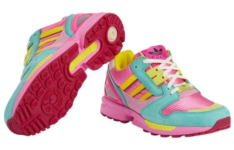 (WMNS) adidas originals x Gucci ZX 8000 'Pink Multi' 722212-AAA9E-3942 - 5