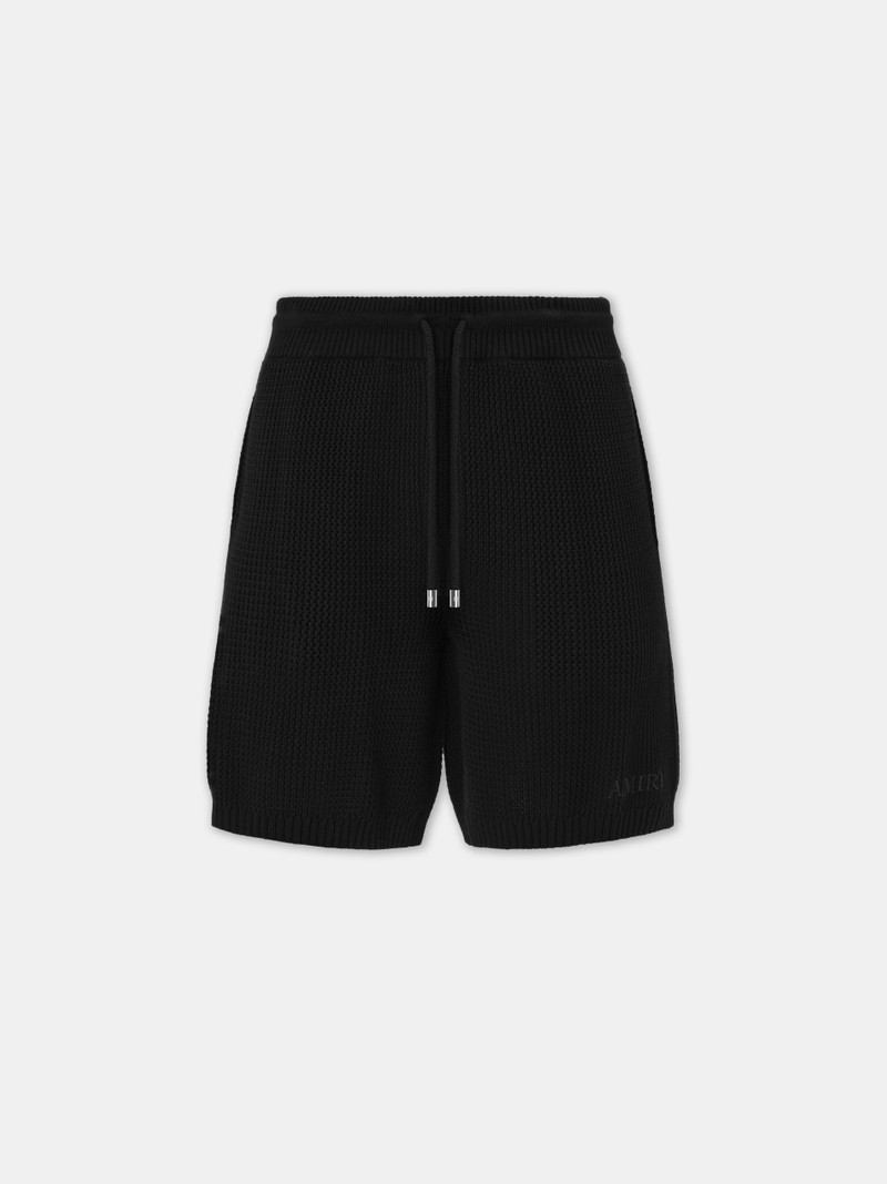AMIRI CROCHET MESH SHORT - 1