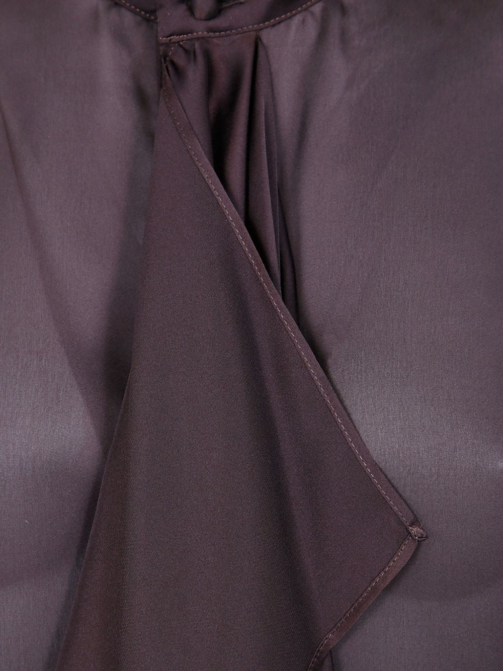 ruffled high-neck blouse - 3
