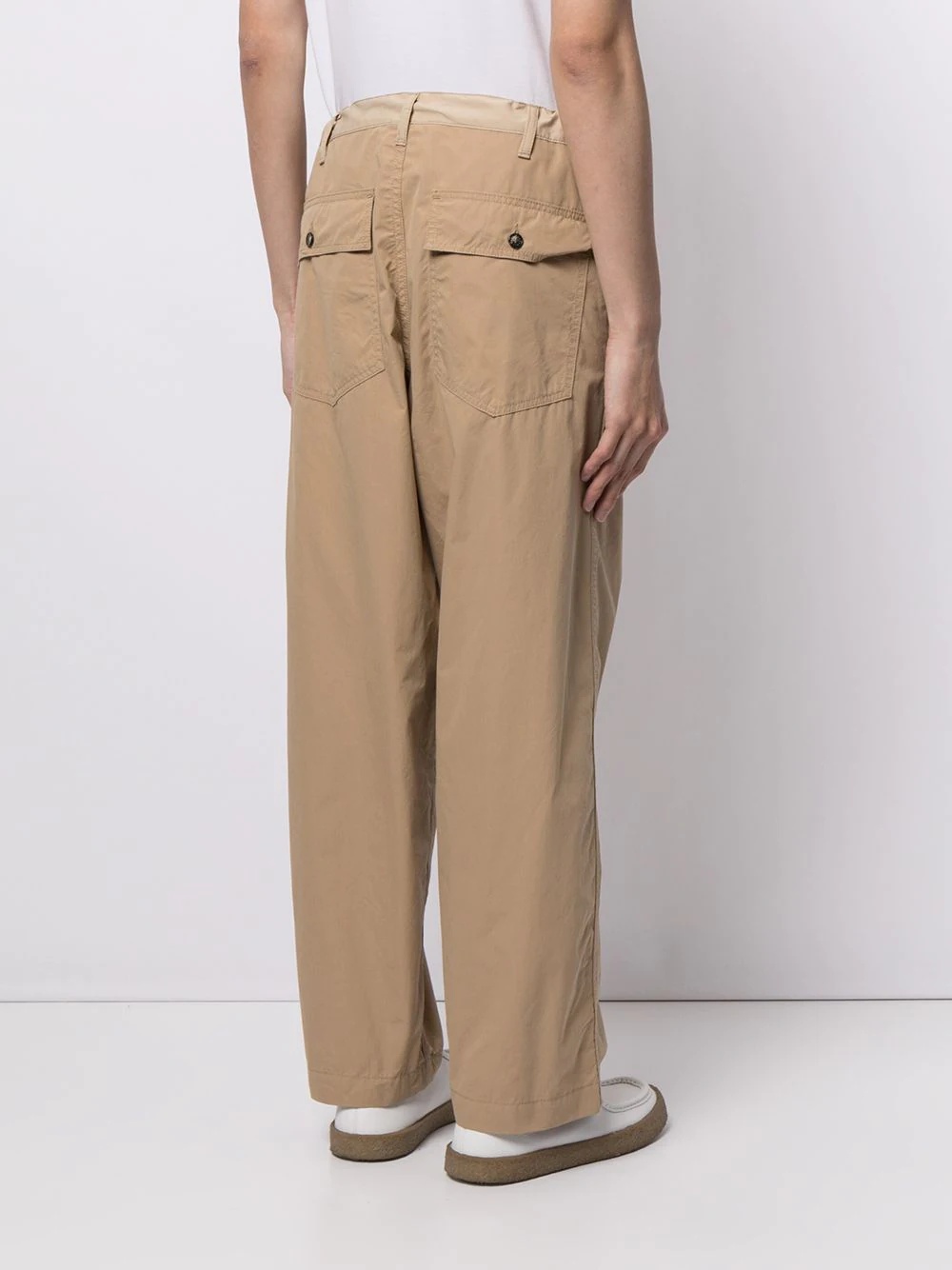 drawstring-waist trousers - 4