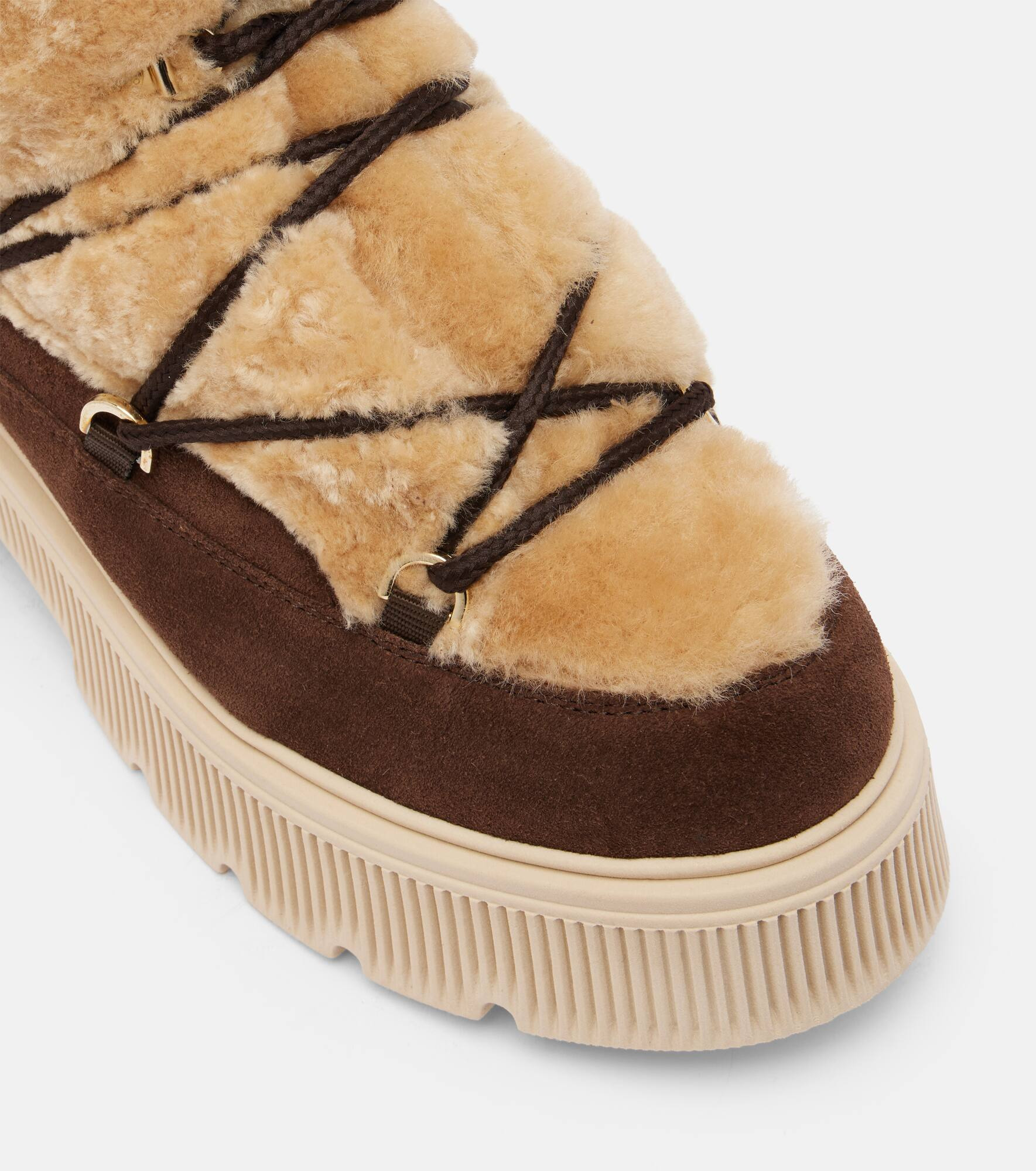 Turin shearling and suede ankle boots - 5