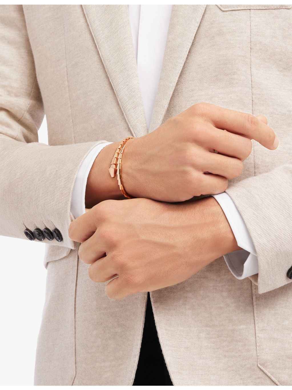 Serpenti Viper 18ct Rose-Gold Bracelet - 6