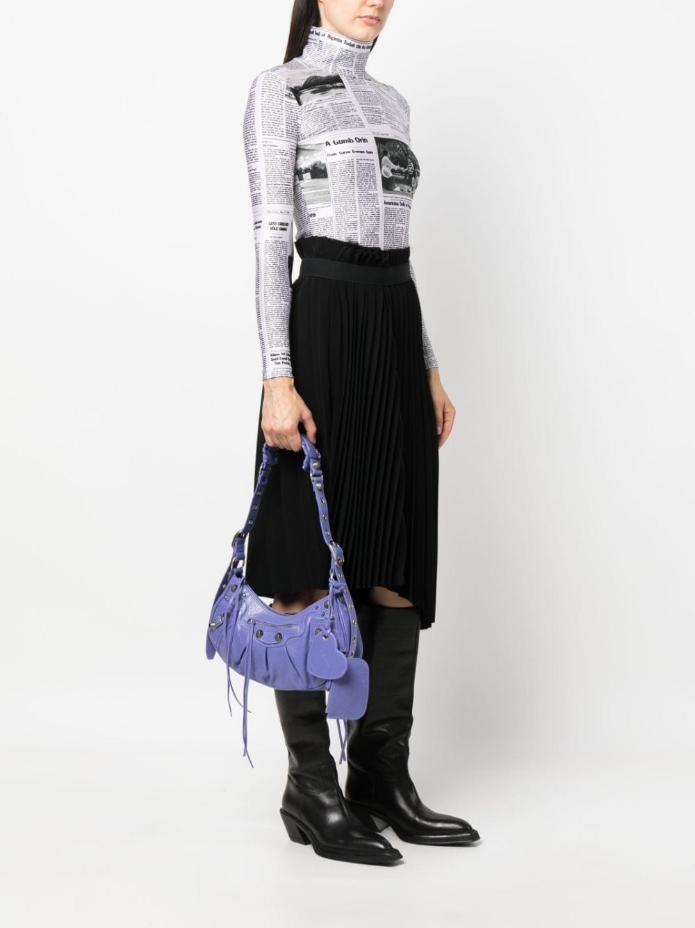Le Cagole S leather shoulder bag - 2